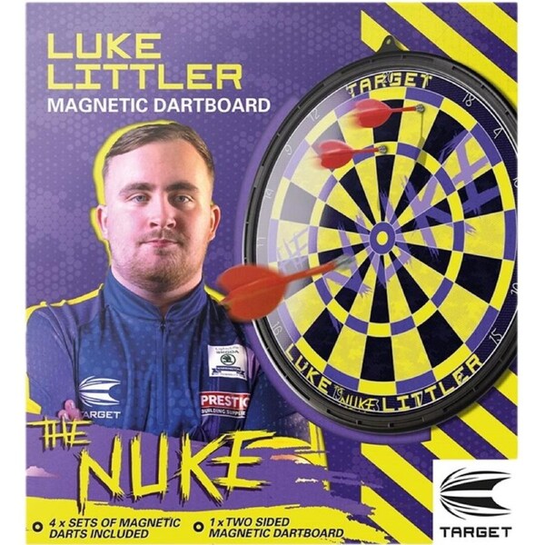 Target Luke 'The Nuke' Littler Magnetic Dart Board Set With Darts