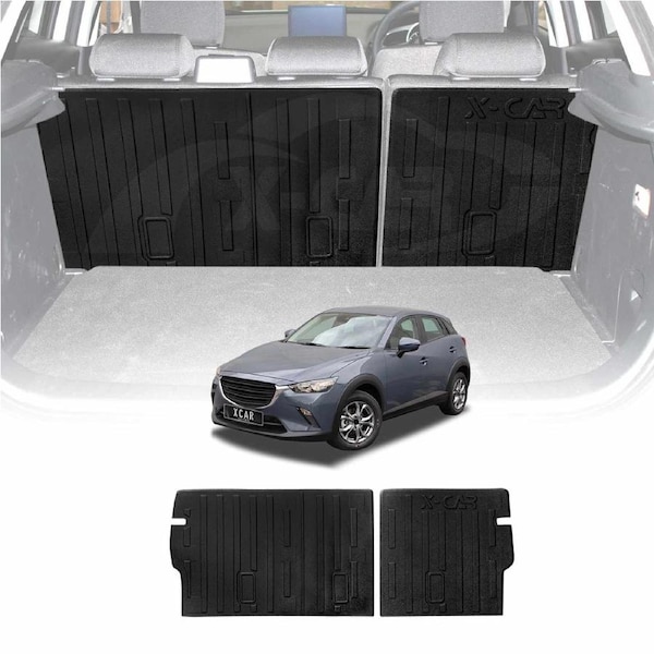 Back Seat Protector for Mazda CX-3 CX3 2015-Onwards All Weather Heavy Duty Car Seat Kick Mats Cover