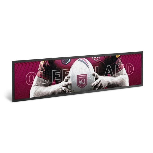 2026 QLD Queensland Maroons State of Origin Bar Mat Runner