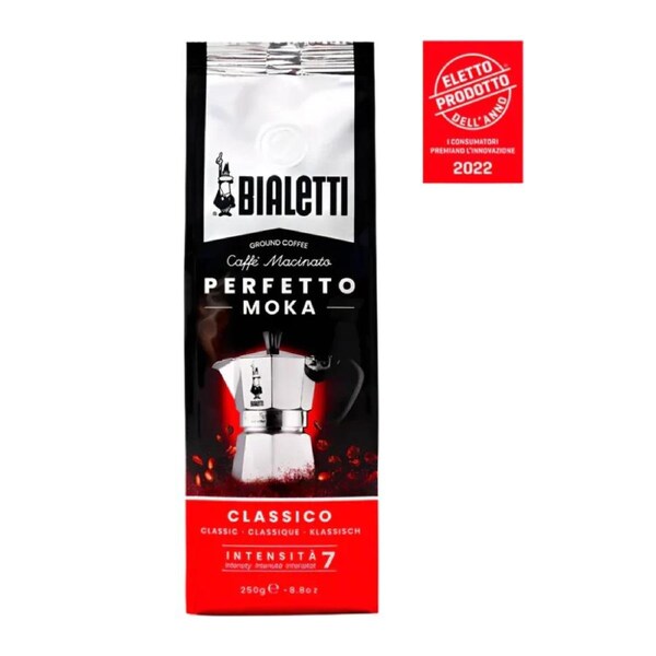 Bialetti Ground Coffee Perfetto Moka Classico Intensita 7 250g