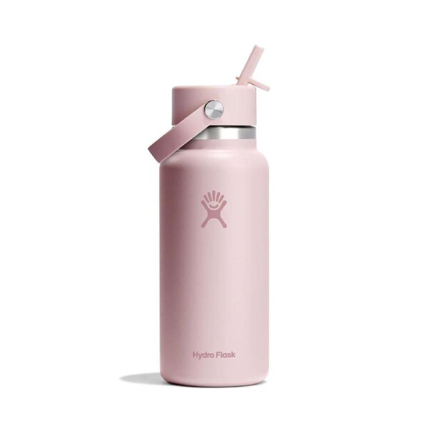 Hydro Flask Hydration Bottle Wide Mouth With Flex Straw Cap 32oz/946ml - Trillium