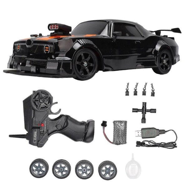 JOYBUY Remote Control Drift Car – 4WD Simulation with LED Lights, Toy for Ages 6+