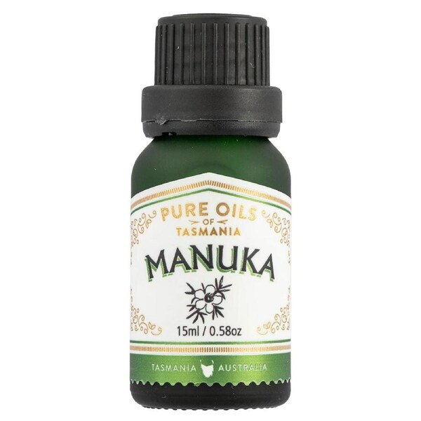 Pure Oils of Tasmania Pure Manuka Essential Oil in Bamboo Box 15ml