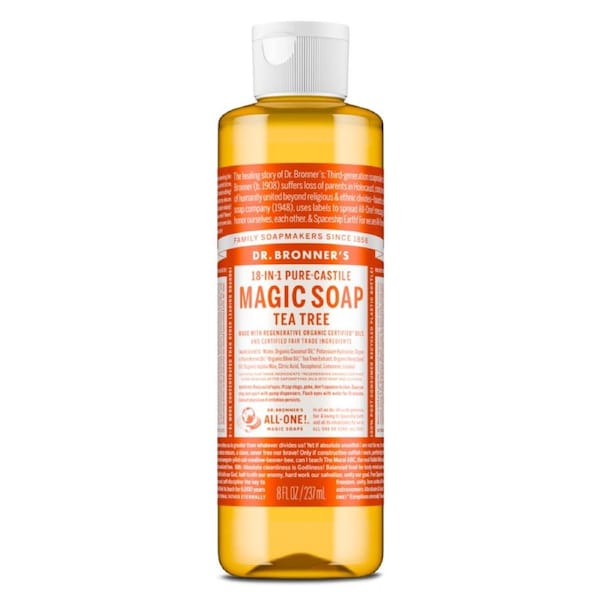 Dr Bronner's Pure Castile Liquid Magic Soap Tea Tree 237ml