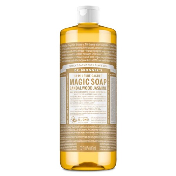 Dr Bronner's Pure Castile Liquid Magic Soap Sandalwood Jasmine 946ml