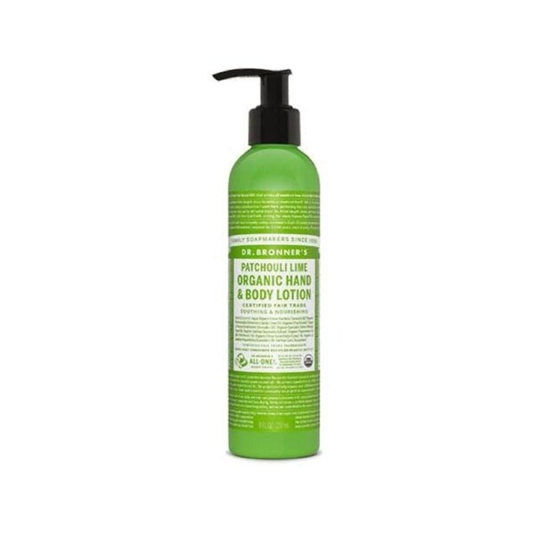 Dr Bronner's Organic Hand & Body Lotion Patchouli Lime 237ml
