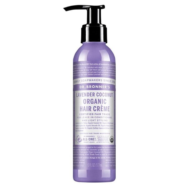 Dr Bronner's Lavender Coconut Organic Hair Creme 177ml
