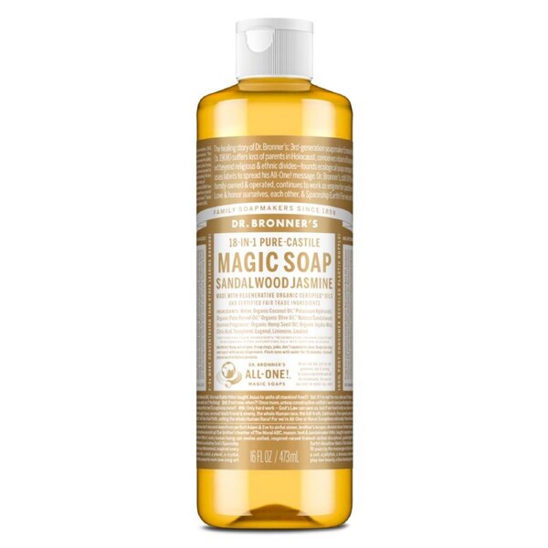Dr Bronner's Pure Castile Liquid Magic Soap Sandalwood Jasmine 473ml