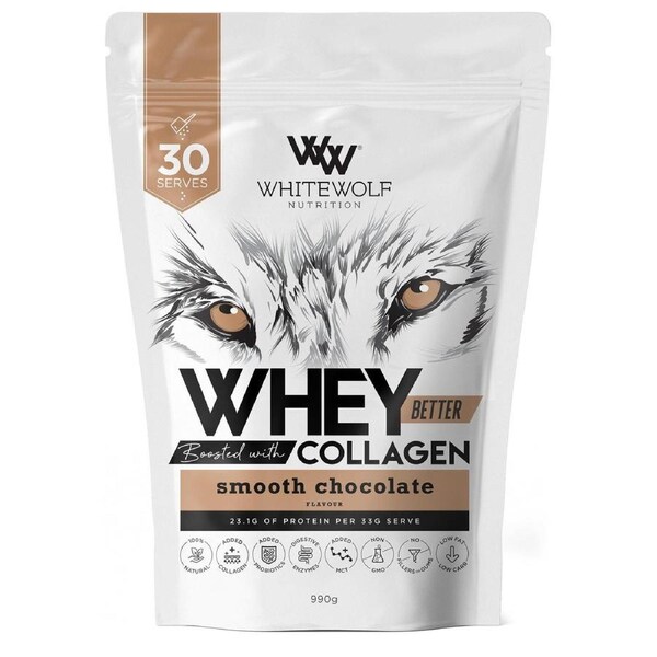 White Wolf Nutrition Whey Better Protein Smooth Chocolate 990g