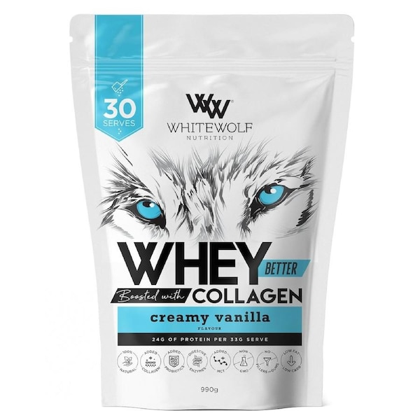 White Wolf Nutrition Whey Better Protein Creamy Vanilla 990g