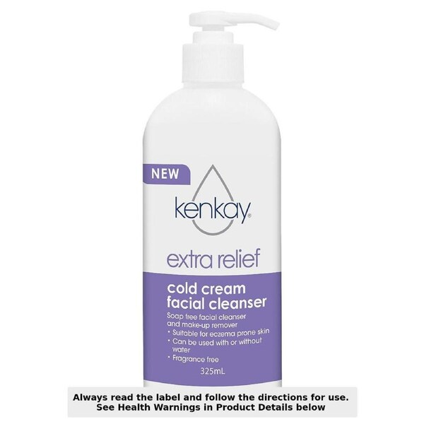 Kenkay Extra Relief Cold Cream Facial Cleanser 325ml Pump