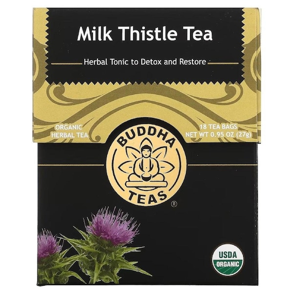 Buddha Teas Organic Herbal Milk Thistle Tea 18 Pack