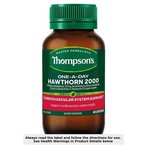 Thompsons One a Day Hawthorn 2000mg 60 Capsules