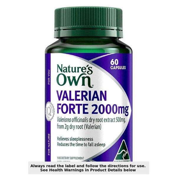 Nature's Own Valerian Forte 2000mg 60 Capsules