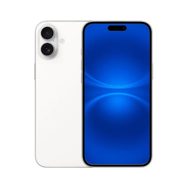 (Refurbished) Apple iPhone 16 Plus 128GB White (Excellent Condition)