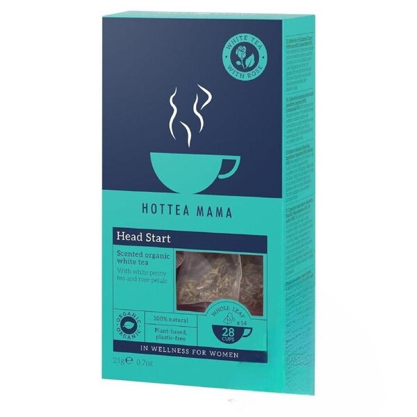 Hottea Mama Organic Head Start White Tea 14 Pack