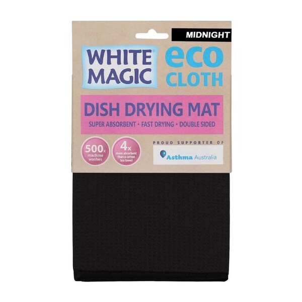 White Magic Drying Mat Midnight 1Pk