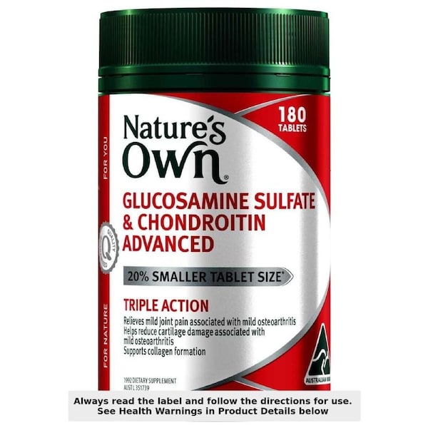 Nature's Own Glucosamine Sulfate & Chondroitin Advanced 180 Tablets