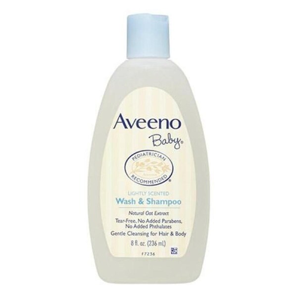 Aveeno Baby Daily Moisture Wash & Shampoo 236ml