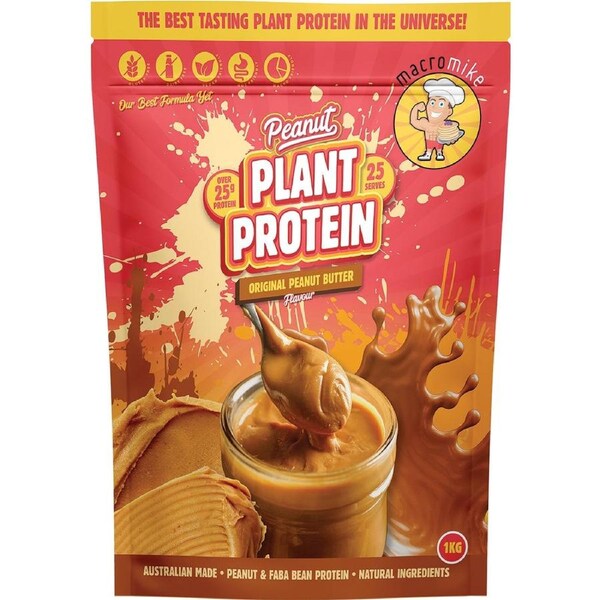 Macro Mike Plant Protein Original Peanut Butter 1kg