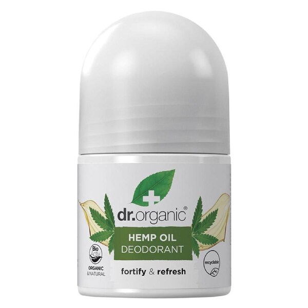 Dr Organic Hemp Oil Deodorant Roll-On 50ml