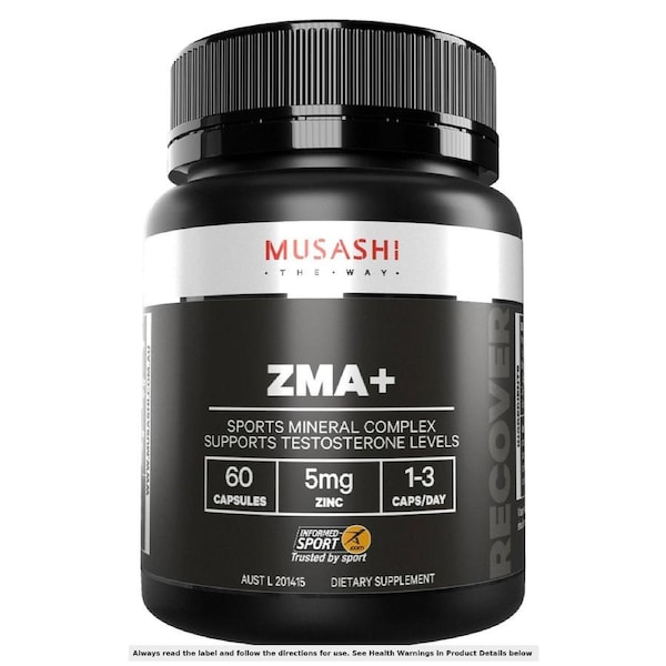 Musashi ZMA+ 60 Capsules