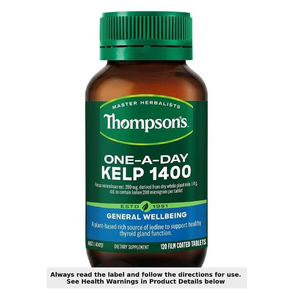 Thompsons Kelp 1400mg 120 Tablets