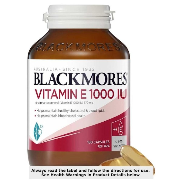 Blackmores Vitamin E 1000IU 100 Capsules