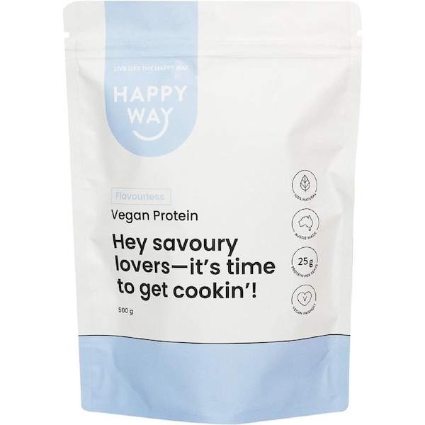 Happy Way Vegan Protein Powder Flavourless 500g