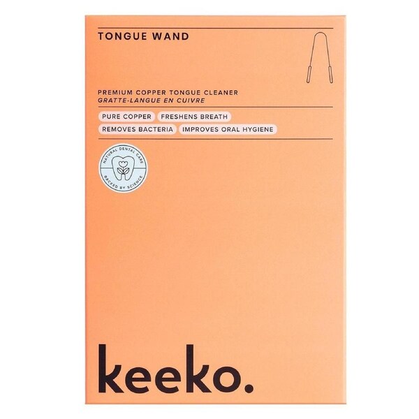 Keeko Premium Copper Tongue Cleaner 1 Pack