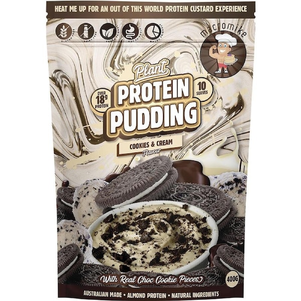 Macro Mike Plant Protein Pudding Cookies & Cream 400g