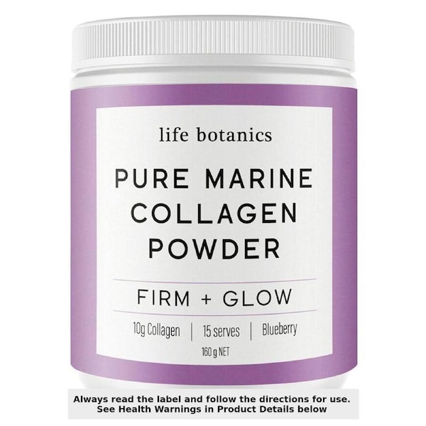 Life Botanics Marine Collagen Powder Blueberry 160g