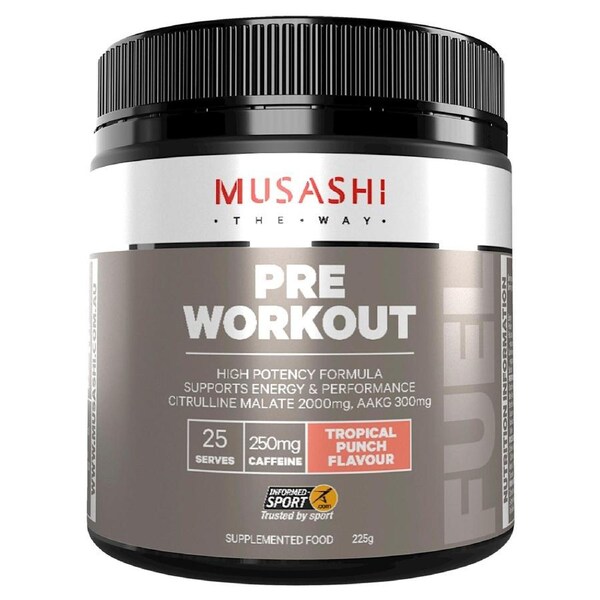 Musashi Pre Workout Tropical Punch 225g