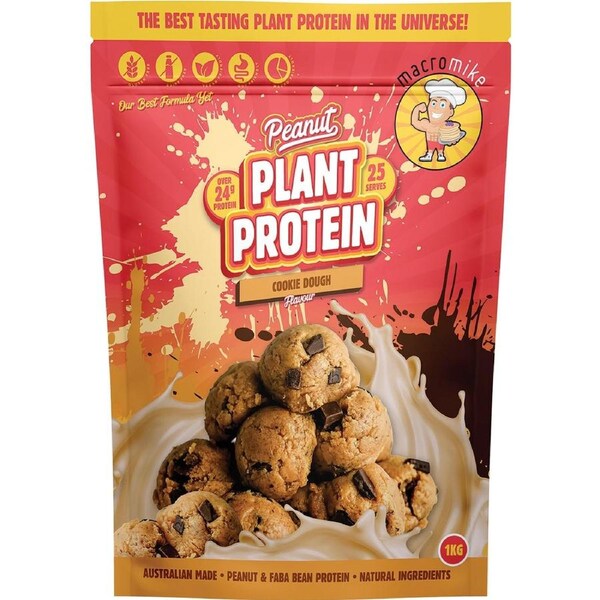 Macro Mike Peanut Plant Protein Cookie Dough 1kg