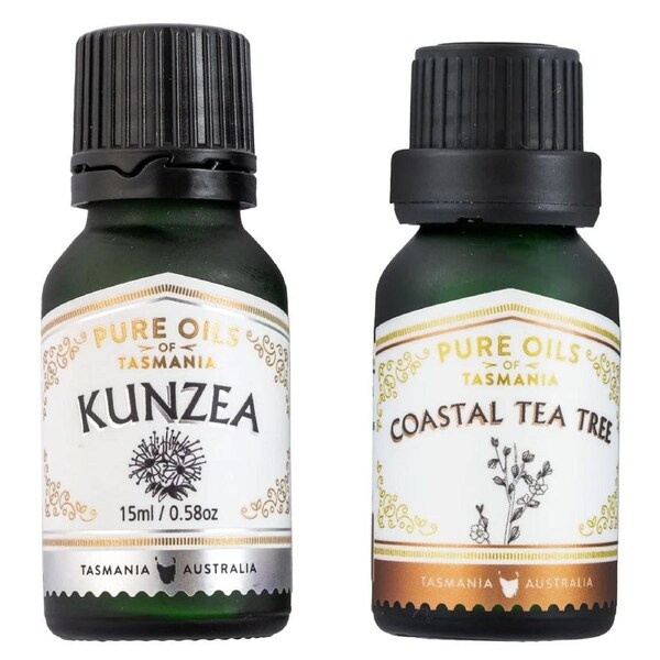 Pure Oils of Tasmania Double Pure Oil Gift Set - Kunzea + Coastal Tea Tree