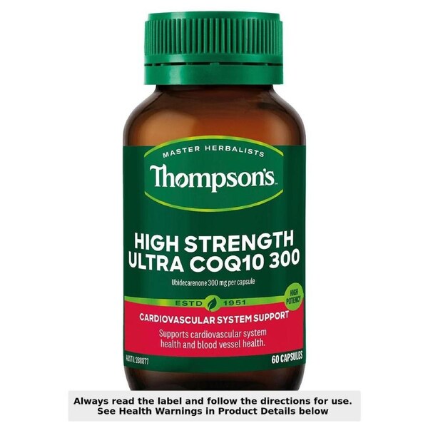 Thompsons High Strength Ultra CoQ10 300 60 Capsules