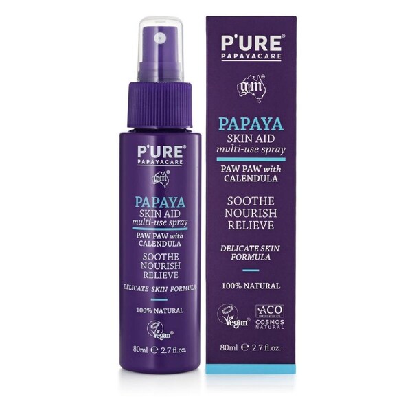 P'ure Papayacare Papaya Skin Aid Spray 80ml