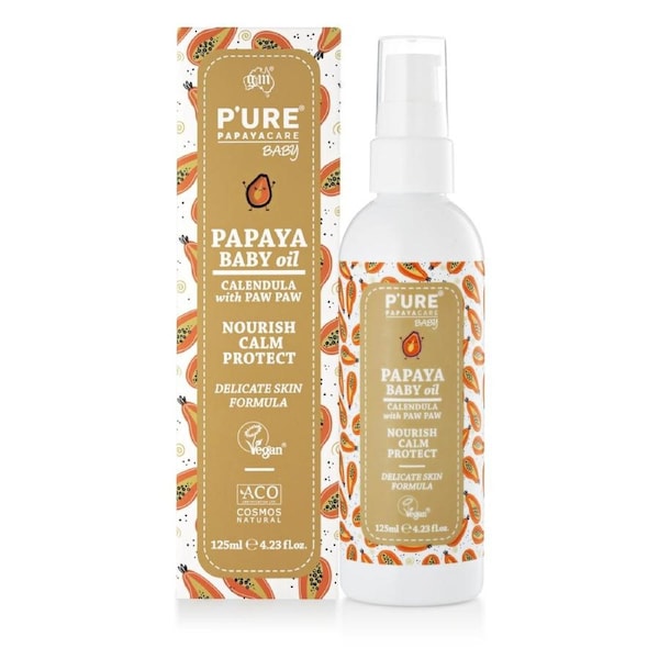 P'ure Papayacare Papaya Baby Oil 125ml