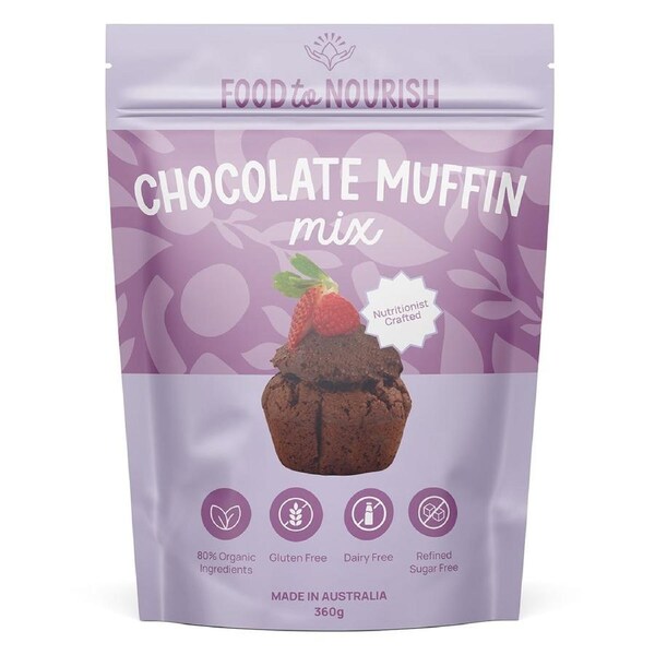Food to Nourish Chocolate Muffin Mix 360g