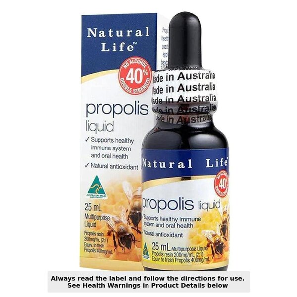 Natural Life Propolis Liquid 40% No Alcohol 25ml