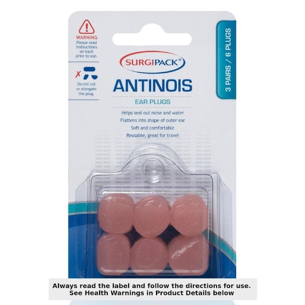 Surgipack Antinois Ear Plugs 3 Pairs