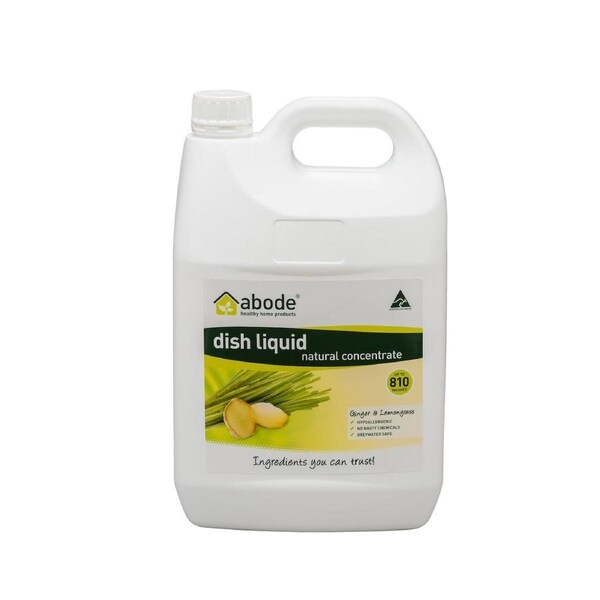 Abode Dishwashing Liquid Ginger & Lemongrass 4L
