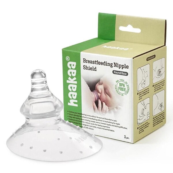 Haakaa Breastfeeding Nipple Shield Round 1 Pack