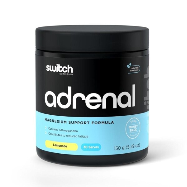 Switch Nutrition Adrenal Magnesium Support Formula Lemonade 150g