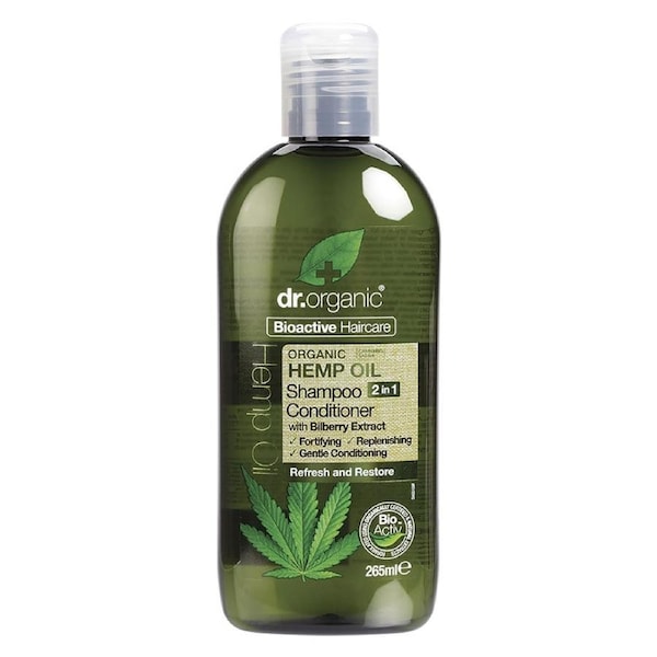Dr Organic Hemp Oil 2 In 1 Shampoo & Conditioner 265ml