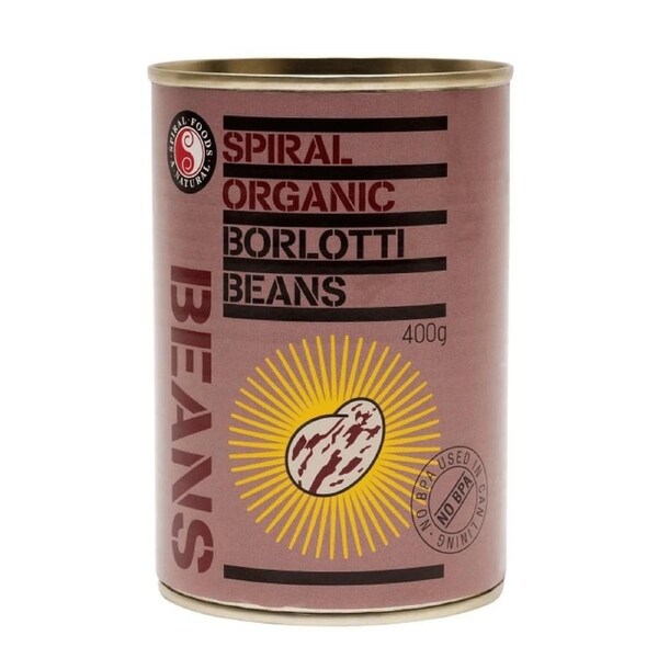 Spiral Organic Borlotti Beans 6 x 400g