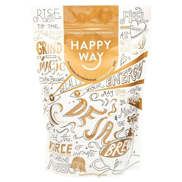Happy Way Whey Protein Powder Coffee 500g
