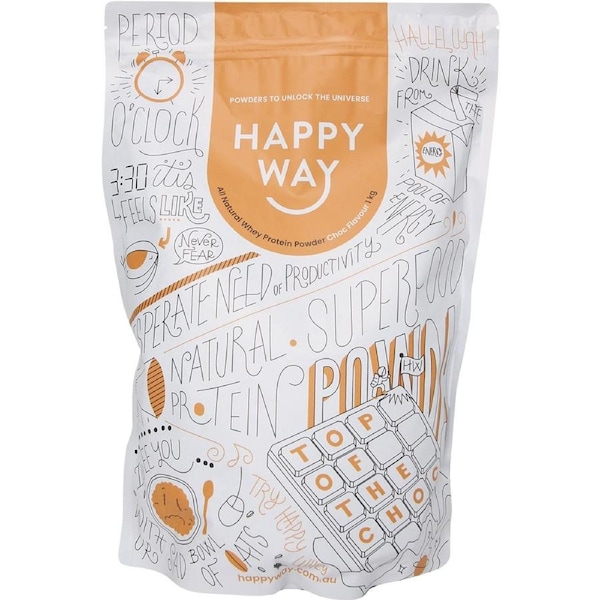 Happy Way Whey Protein Powder Chocolate 1kg