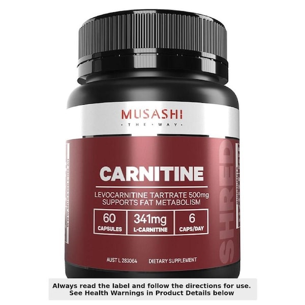 Musashi Carnitine 60 Capsules