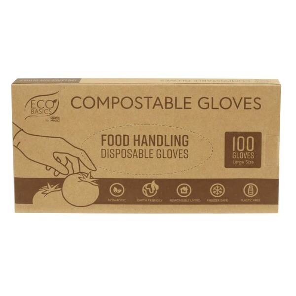 White Magic Eco Basics 100% Compost Gloves 100pk